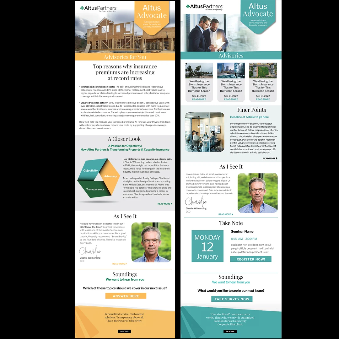 Altus Partners Email Blast 1