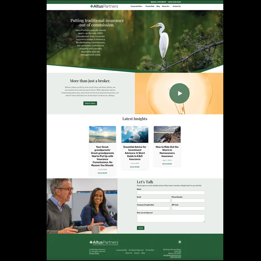 Altus Website Example 1