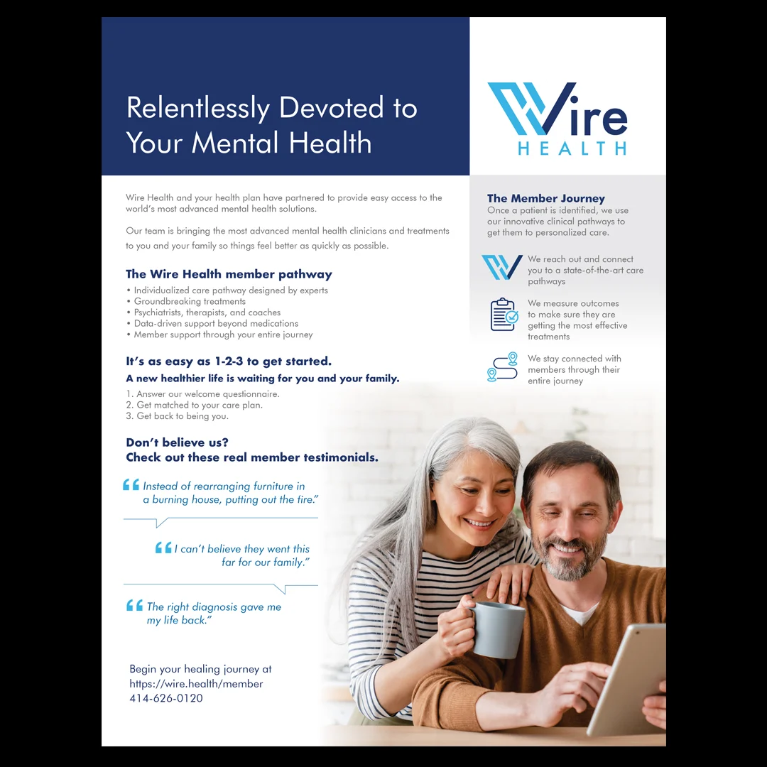 Wire Health Flyer Mental Health
