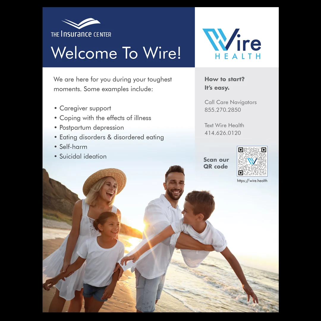Wire Health Flyer Welcome